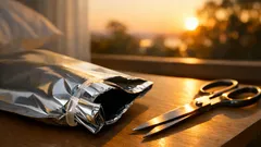 The 1-minute scissors trick that keeps cooling gel sheets from drying out