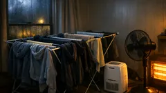 How to dry clothes faster in an Aussie winter apartment without damp smells