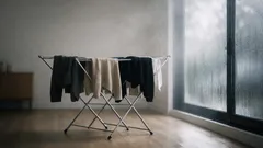 Dry laundry indoors in an Aussie winter without dampness or mould
