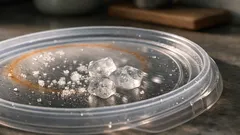 The sugar and ice shake hack to remove tomato stains from plastic containers