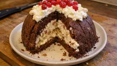 Make-Ahead Christmas Zuccotto: Cocoa Sponge, Rum Soak, and Mascarpone Cream