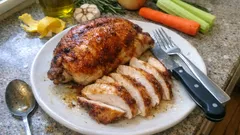 Italian Roast Capon with Rosemary and Garlic—Plus a Pot of Homemade Broth