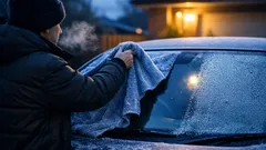 The bath towel trick that stops windscreen frost overnight