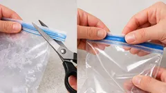 The 60-second zipper-strip hack to reuse zip-top bags and cut plastic waste