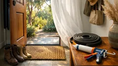 How to warm up a cold entryway with quick DIY draught-proofing fixes