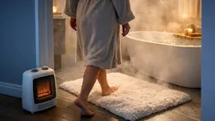 How to stay warm and safe when your bathroom feels freezing in winter