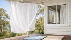 How to wash and dry curtains without dripping floors or sagging rails