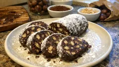 No-Bake Chestnut Chocolate Salami (Salame di Castagne) You Can Make Ahead