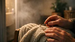 How to fix a snagged jumper fast using a bobby pin